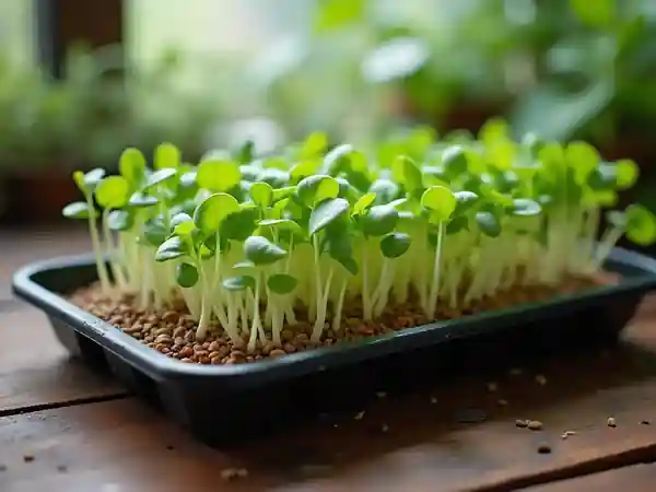 Micro-pousses à domicile : kit, graines et récolte rapide