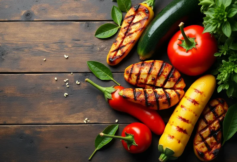 Illustration : Barbecue végétarien : alternatives savoureuses aux viandes classiques