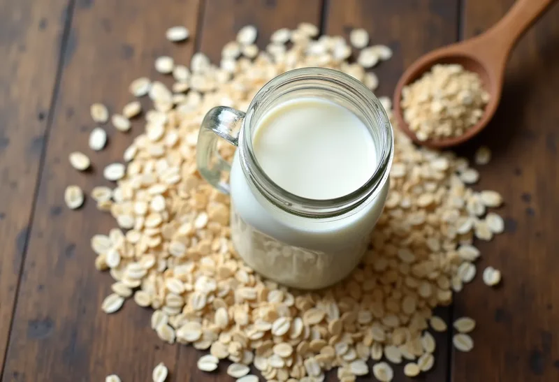 Illustration : Comment faire un lait d’avoine onctueux sans additifs naturellement