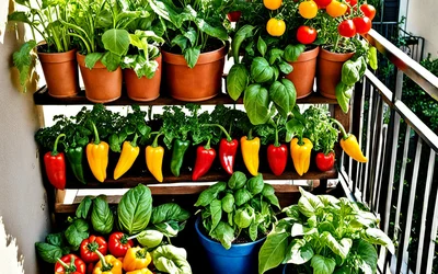 Créer un potager de balcon pour des légumes ultra frais