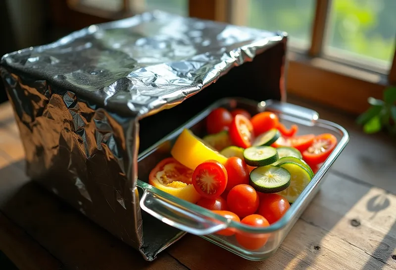 Illustration : Cuisine solaire : construire un four écologique et cuisiner gratuitement