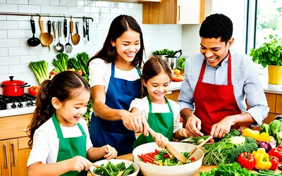 Illustration de l'article : Cuisiner avec les enfants : astuces efficaces pour les impliquer