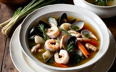 Image de l'article Différences entre bouillon, fond, fumet et consommé : guide complet