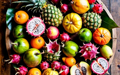 Illustration de l'article : Fruits exotiques de saison : calendrier et idées de dégustation