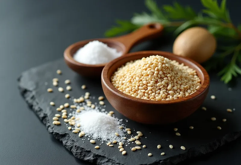 Illustration : Gomasio maison : le condiment naturel qui remplace le sel