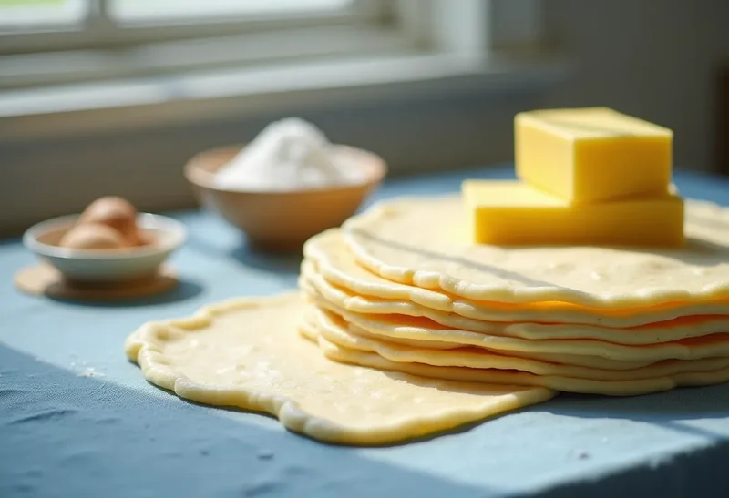 Illustration : Maîtriser la pâte feuilletée inversée : astuces pour un résultat pro