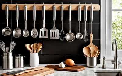 Image de l'article Ustensiles indispensables pour une cuisine efficace et organisée