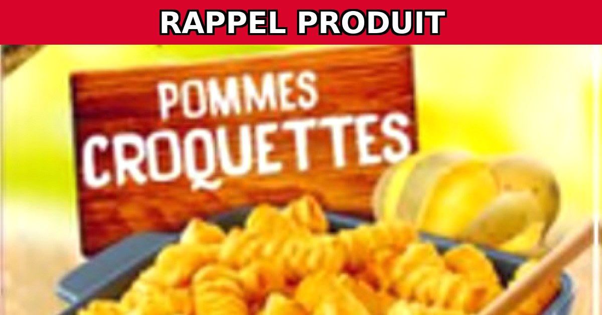 Alerte Sécurité : Rappel Urgent de la Pomme Croquette Saint Eloi pour Contamination aux Huiles Minérales