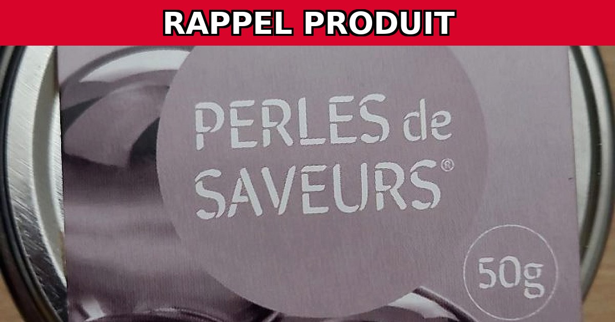 Rappel Urgent : Perles de Saveurs Condiment Balsamique Blanc et Truffe d'Été