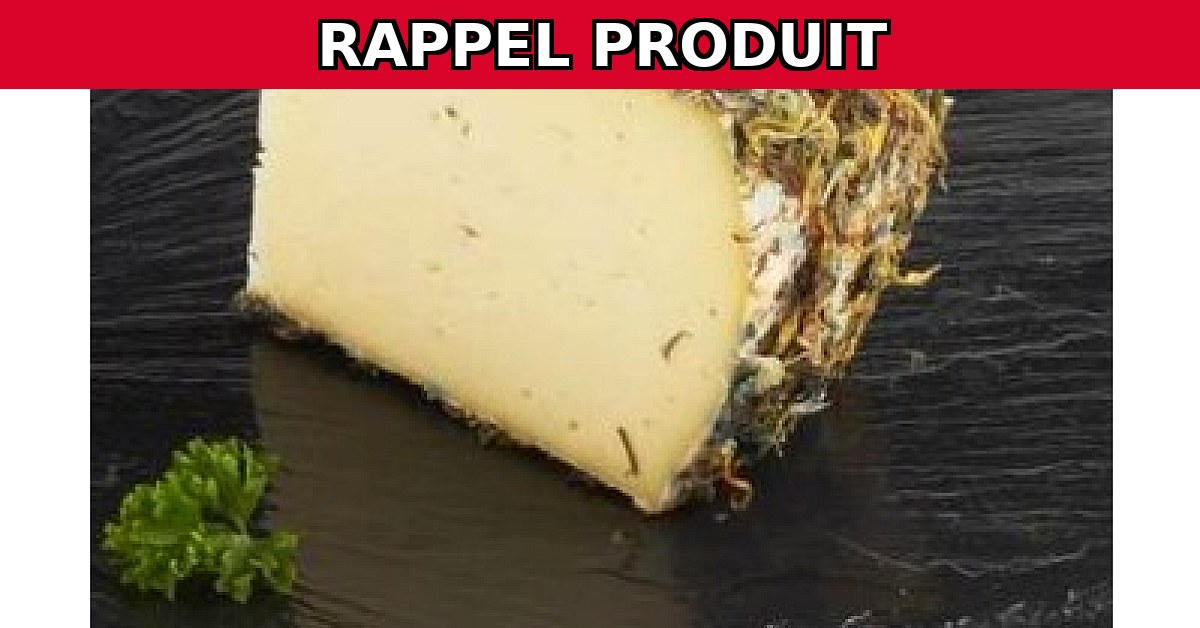 Rappel urgent : Tommette fermière aux fleurs contaminée par Listeria