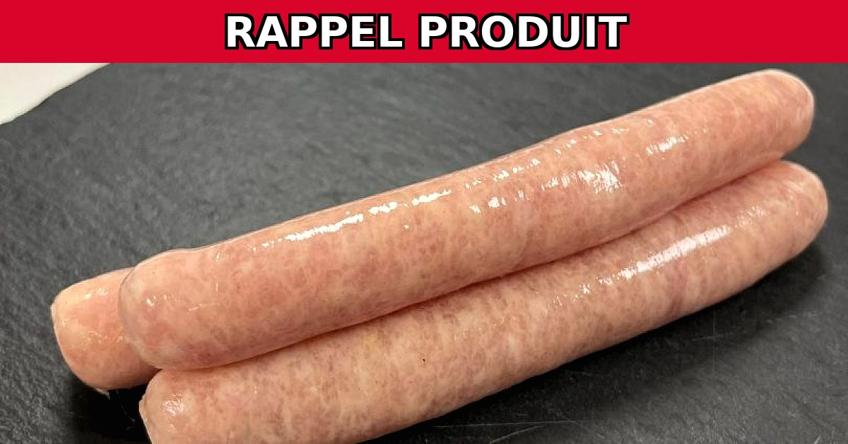 Rappel urgent : Saucisses filet de poulet Lionor contaminées par Salmonelle