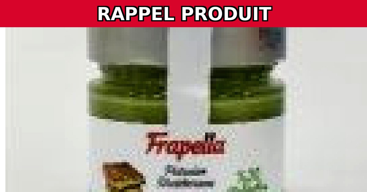 Rappel urgent : Crème de pistache Frapella potentiellement dangereuse !