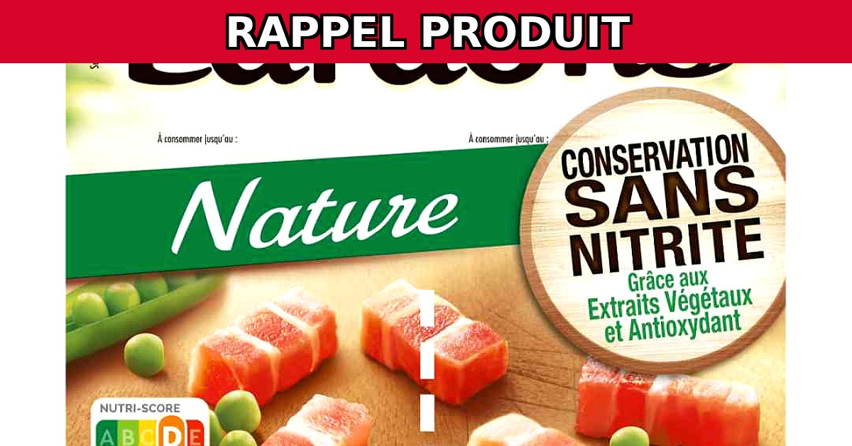 Rappel urgent : Lardons Nature HERTA contaminés par Salmonella