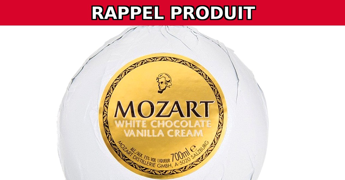 Rappel urgent : Mozart Cream en raison d'allergènes non déclarés