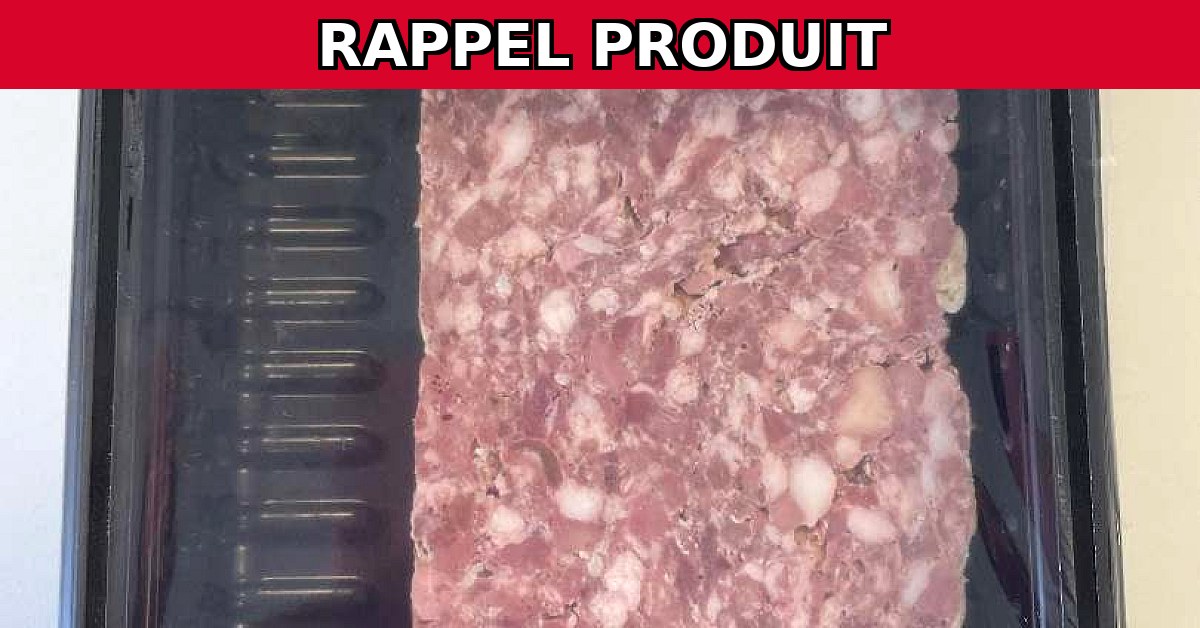Rappel urgent : Pâté de Campagne Pur Porc de TINEL contaminé par Listeria