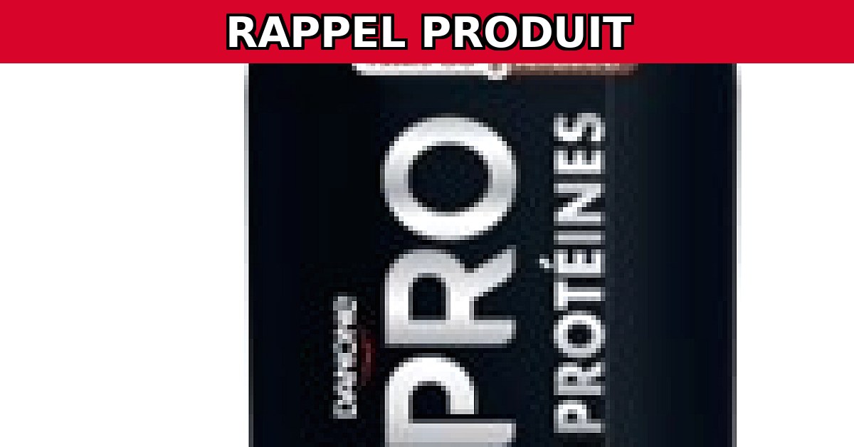 Rappel Urgent : HiPRO à Boire Saveur Chocolat Concerné par des Défauts Organoleptiques