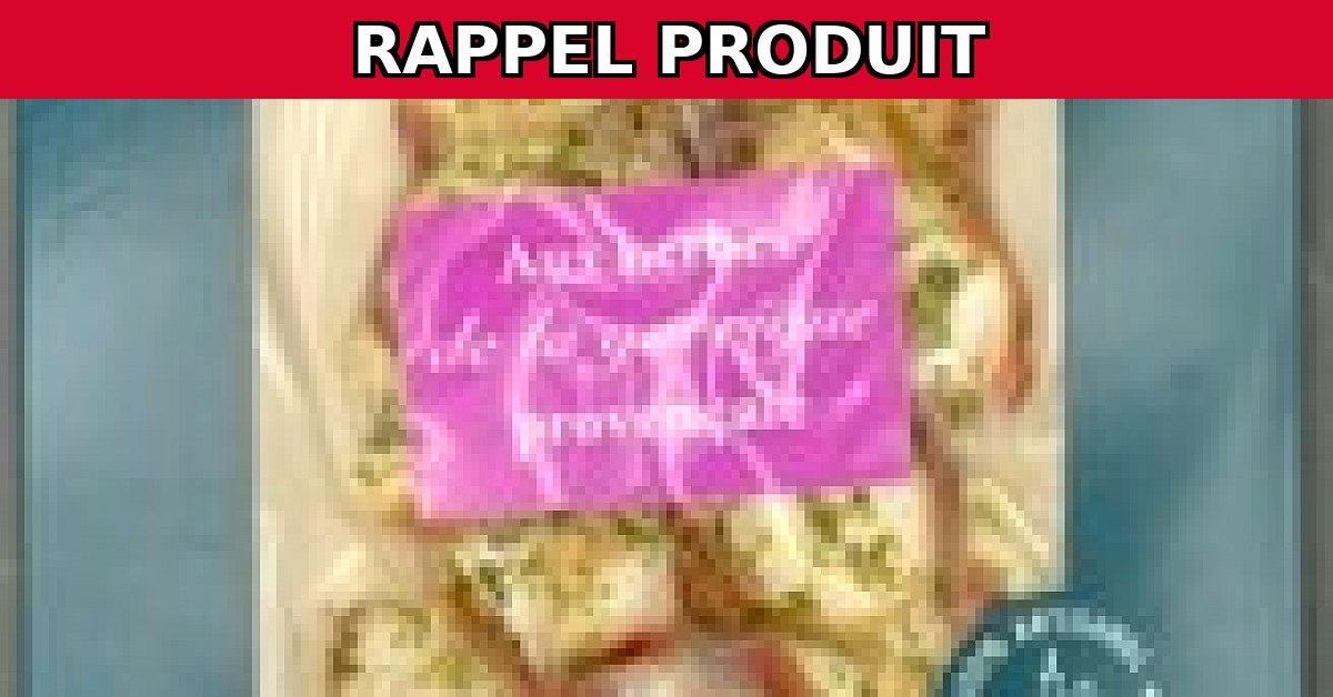 Rappel urgent : Poulpe aux herbes fumé tranché 100g contaminé par Listeria