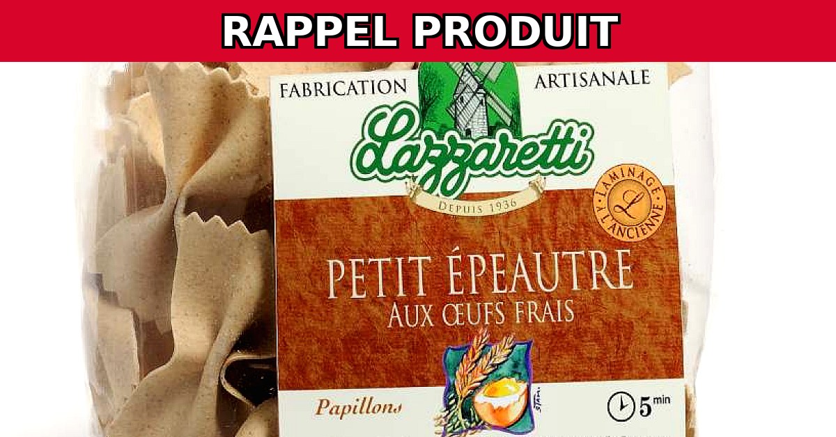 Alerte Rappel : PAPILLON PETIT ÉPEAUTRE BIO Contaminé !