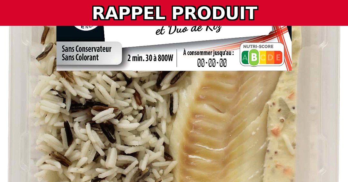 Alerte Rappel : Dos de Cabillaud LECHEF Contaminé par Listeria