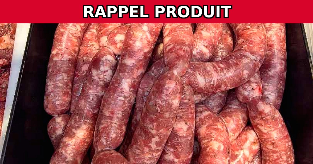 Alerte au rappel : Chipolatas contaminées par Salmonella !
