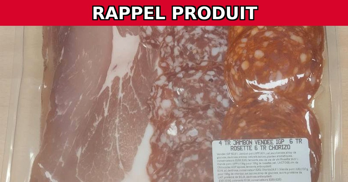Alerte Rappel : Plateau Charcutier Quillard et Fils Contient un Allergène Non Déclaré !