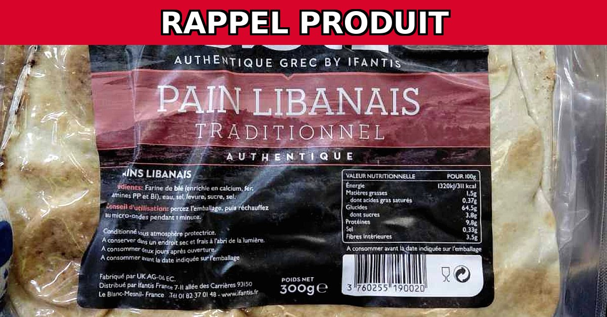 Alerte Rappel : Pain Libanais Traditionnel en Danger !
