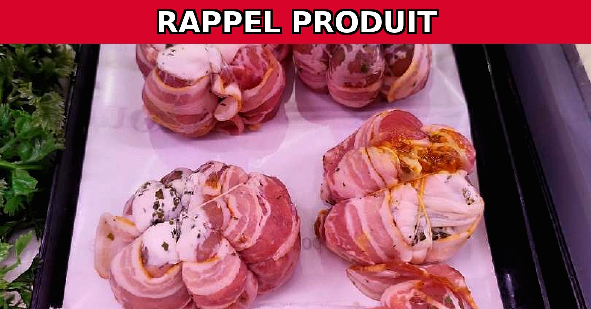 Alerte au rappel : Paupiette de porc chèvre miel contaminée par Salmonella