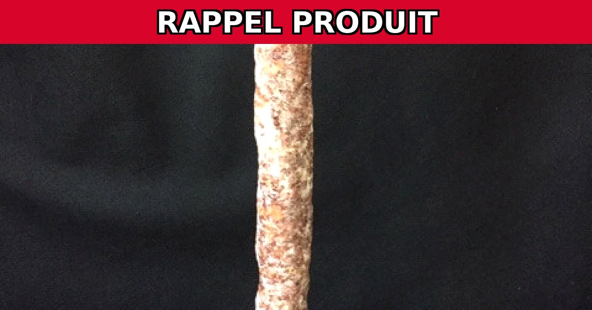 Alerte au rappel : Ficelle sèche aux épices contaminée par Listeria