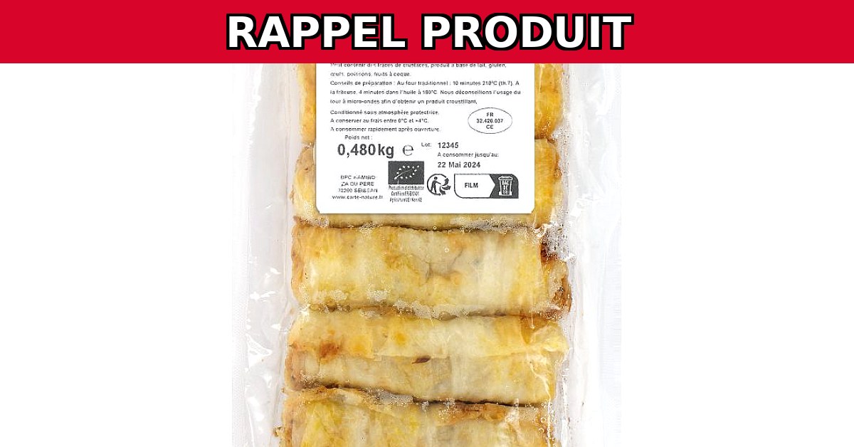 Alerte Rappel : Nems au Porc Vendus en Vrac Contaminés !