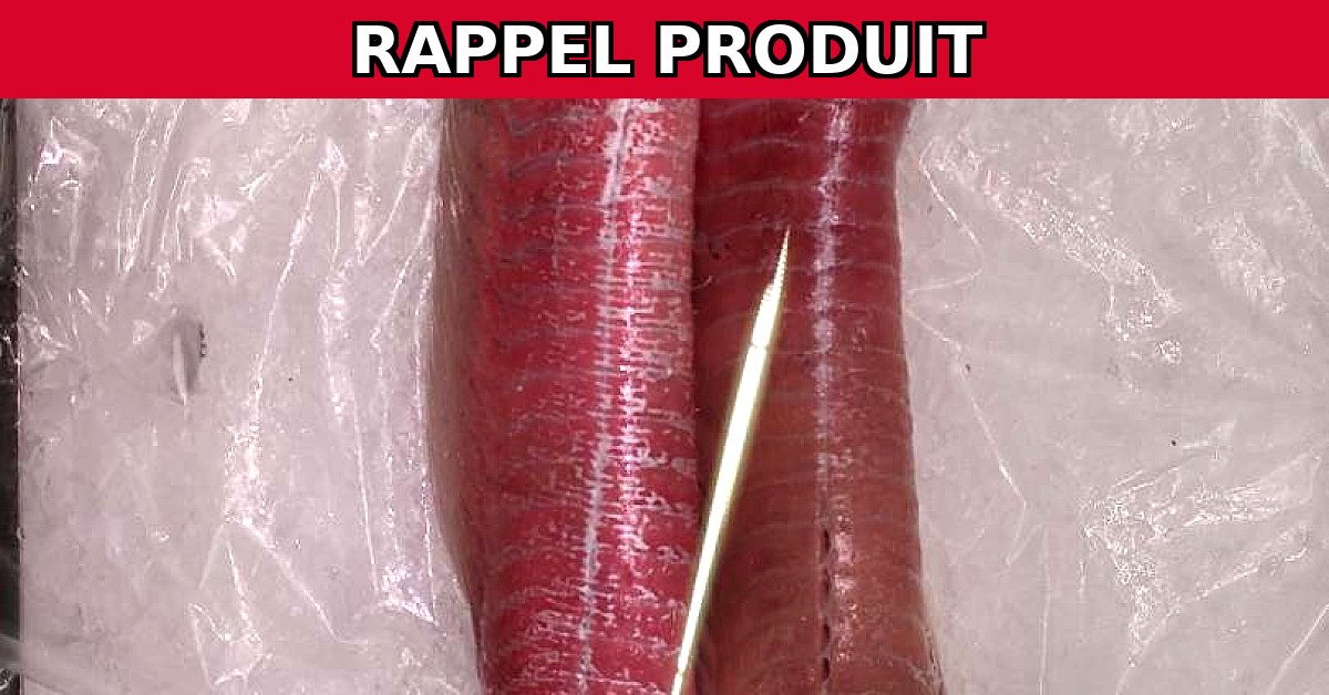 Rappel urgent : Dos de lieu noir contaminé en vente !