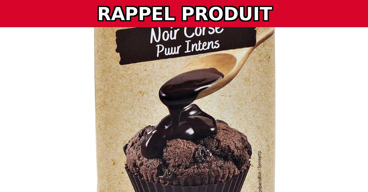 Alerte Rappel : Dessert Noir Corse 200g de Carrefour
