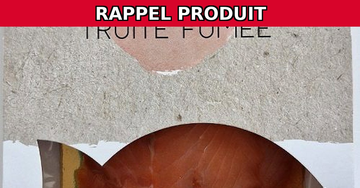 Alerte Rappel : Tranche de Truite Fumée BIO en raison de Listeria