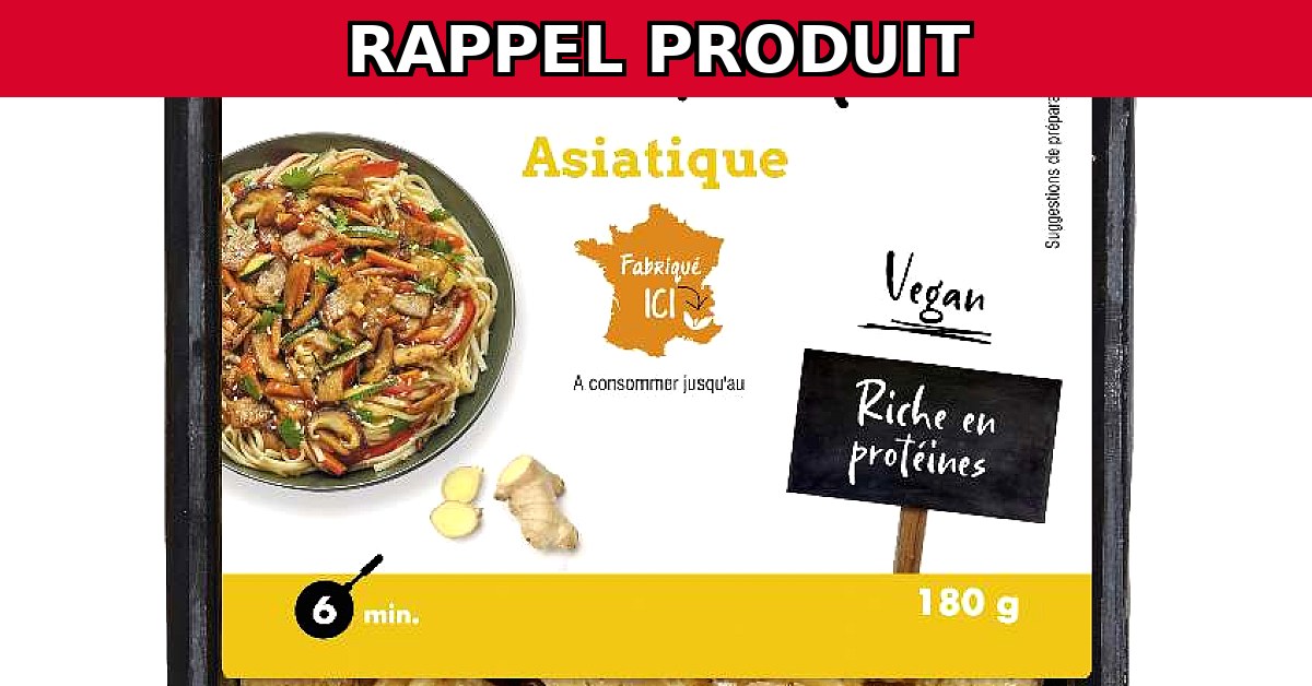 Rappel Urgent : Emincés Seitan Asiatique de Tossolia