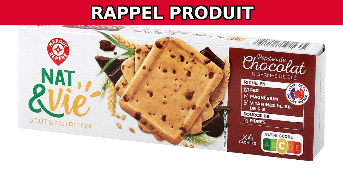 Alerte Rappel : Biscuits aux Pépites de Chocolat Contaminés !