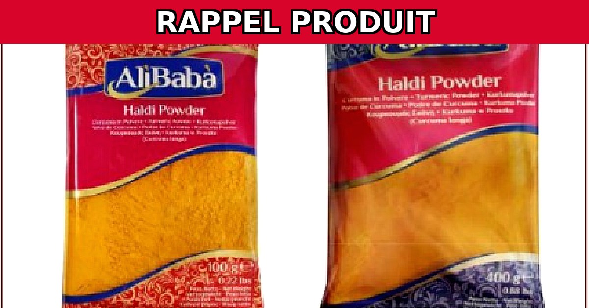 Alerte Rappel : Poudre de Curcuma Contaminée par Salmonella