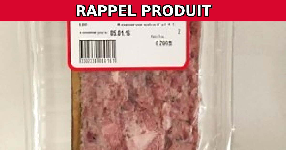 Rappel urgent : Pâté de tête 200g contaminé par Listeria