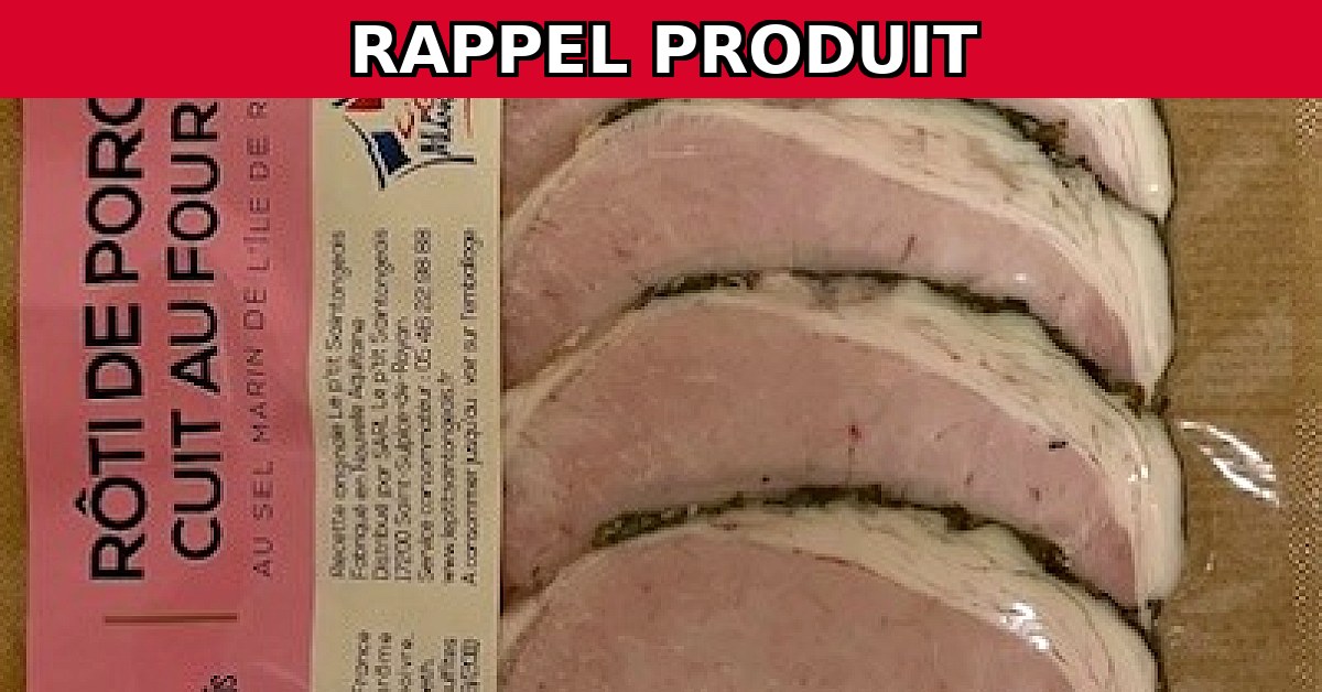 Alerte Rappel : Rôti Cuit au Four Tranché Contaminé par Listeria