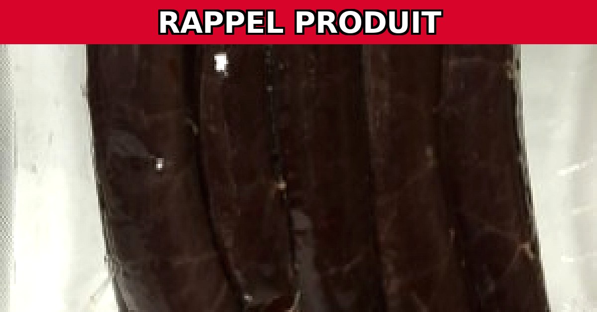 Rappel urgent : Boudins Châtaignes X10 contaminés par Listeria