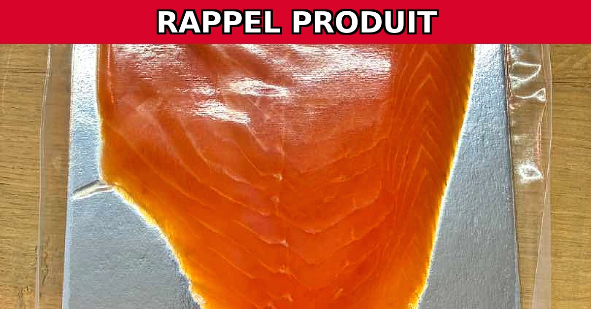 Rappel urgent : Saumon fumé Bio contaminé par Listeria