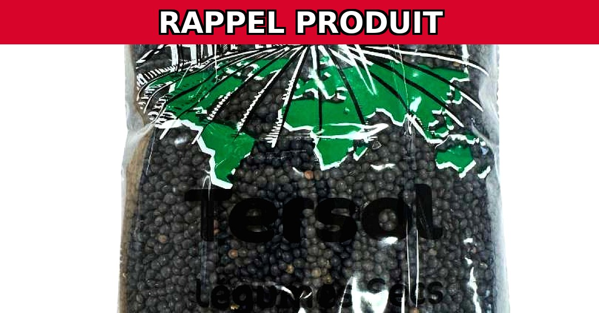 Rappel Urgent : Lentilles Noires Beluga Contaminées par des Pesticides