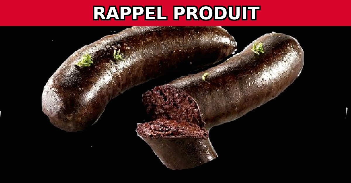 Rappel Urgent : Boudin Noir Contaminé par Listeria