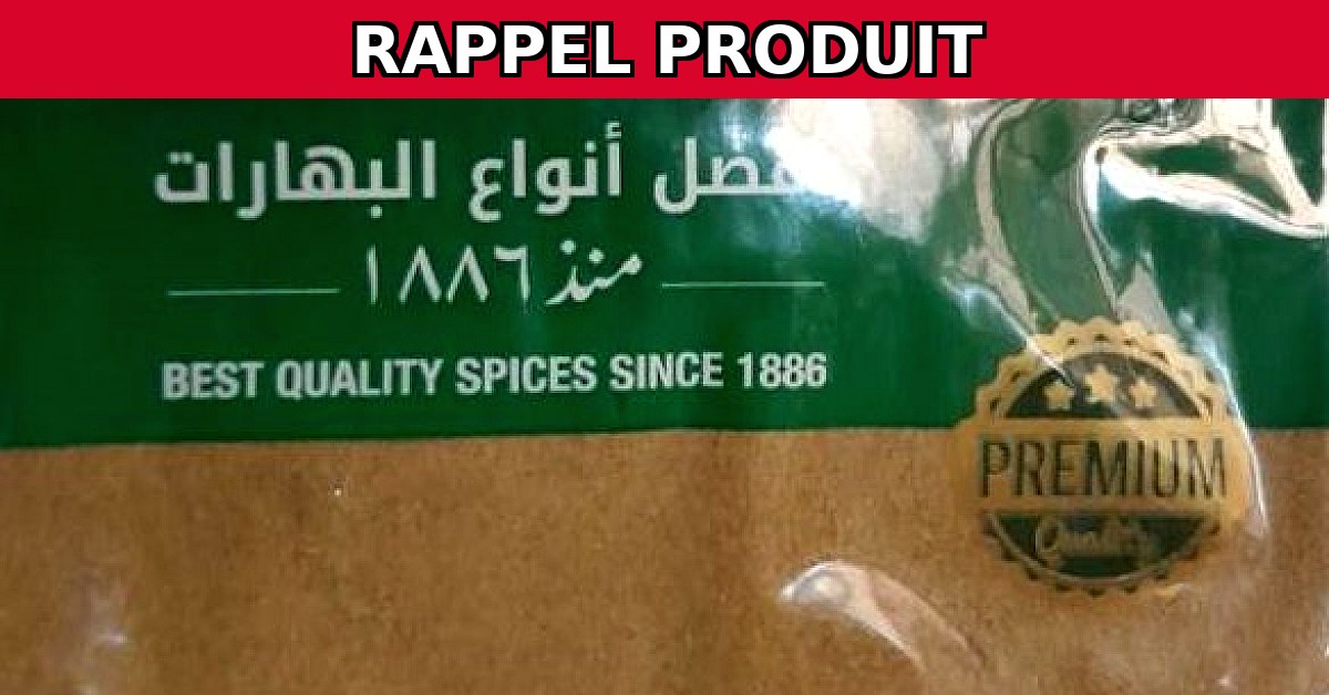 Rappel Urgent : Cumin Moulu Daaboul Sons Contaminé