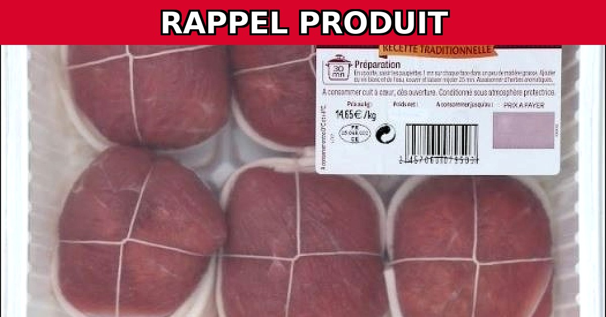Rappel urgent : Paupiette de Veau Recette Traditionnelle contaminée par des Salmonelles