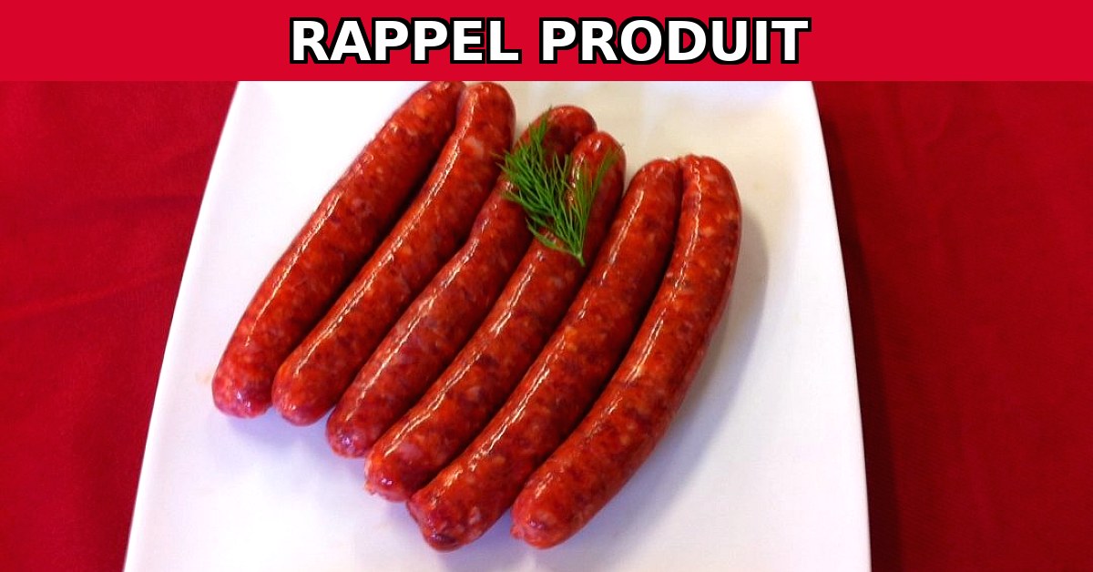 Rappel Urgent : Véritable Merguez Boeuf Agneau Contaminées par Salmonella