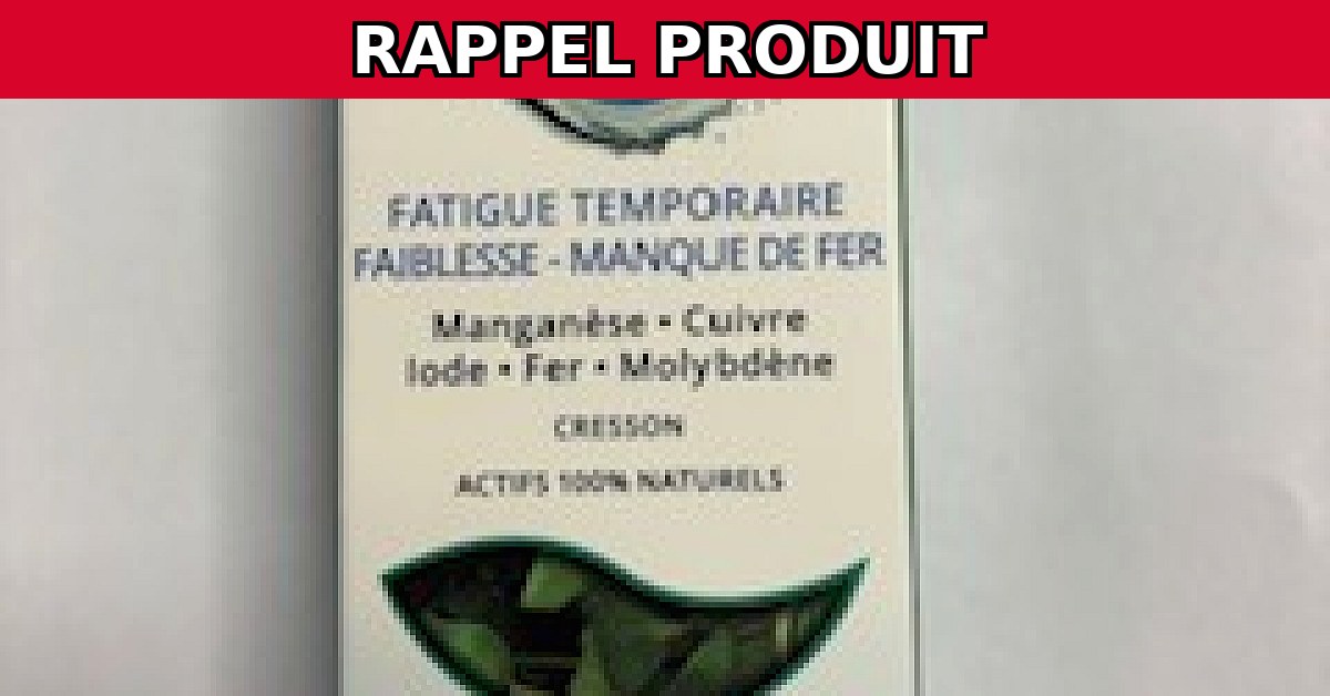 Rappel Urgent : PROPOS'NATURE POE N°6 Contaminé au Cobalt !