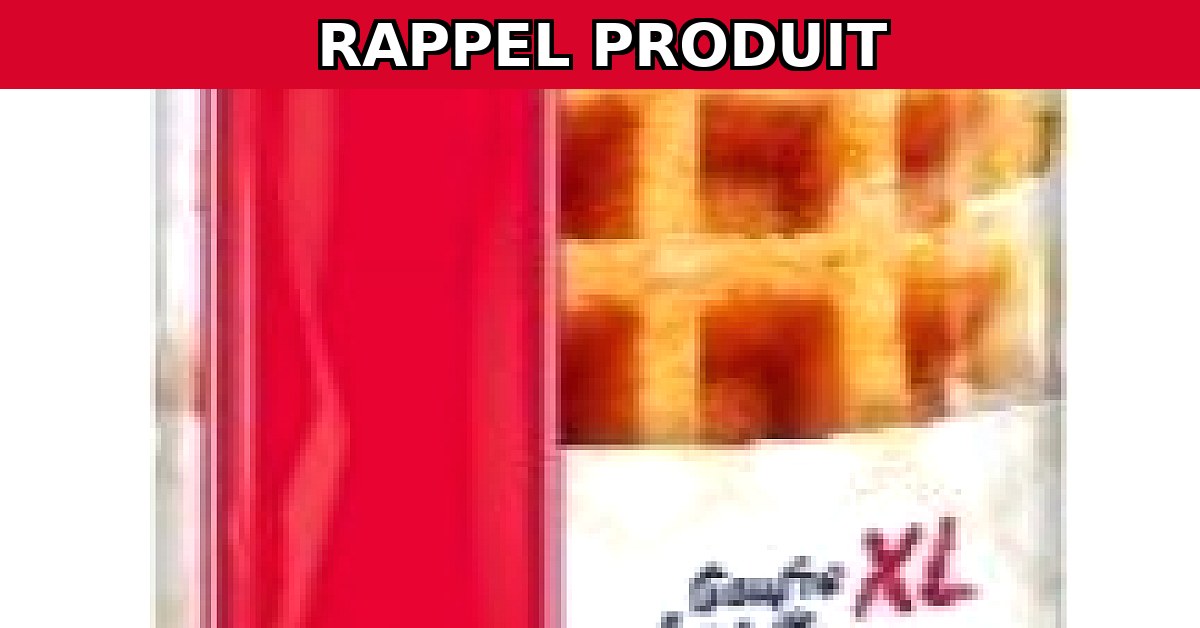 Rappel urgent : Gaufres de Liège LOTUS potentiellement dangereuses !
