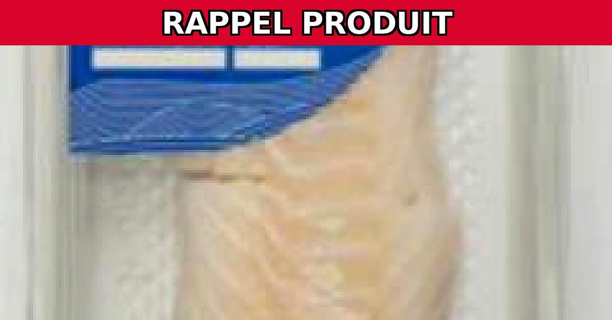 Rappel urgent : Dos de cabillaud contaminé, risque allergène !
