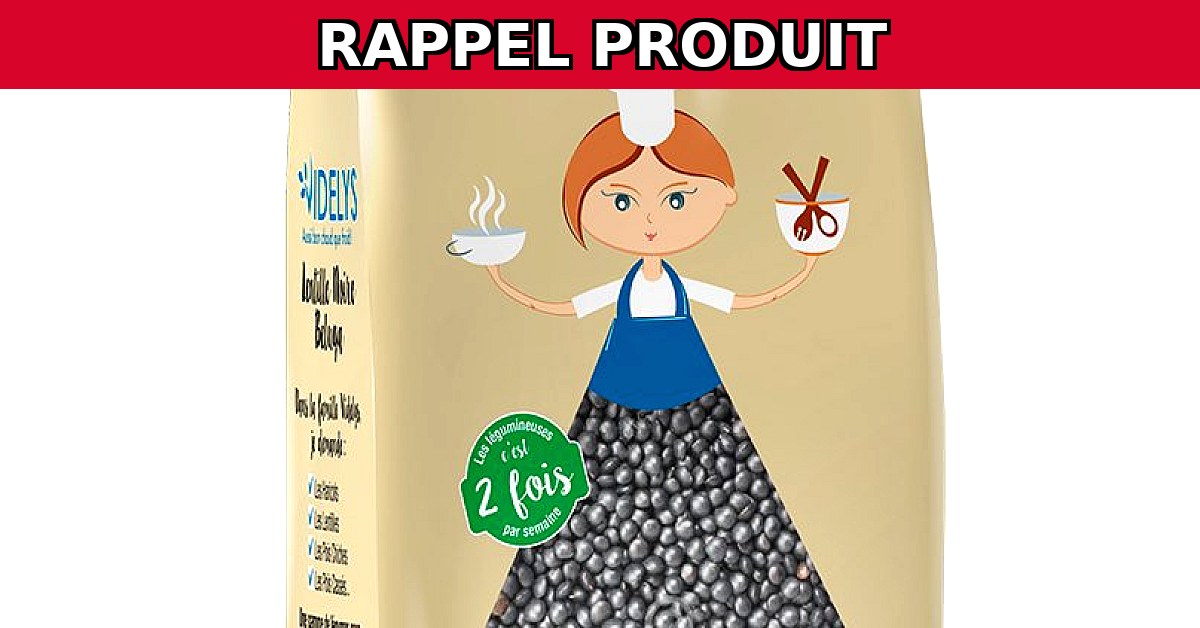 Rappel Urgent : Lentille Noire Beluga Contaminée aux Pesticides