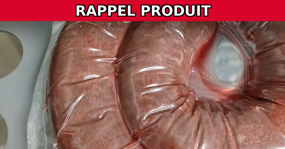 Rappel urgent : Boudin Noir contaminé par Listeria