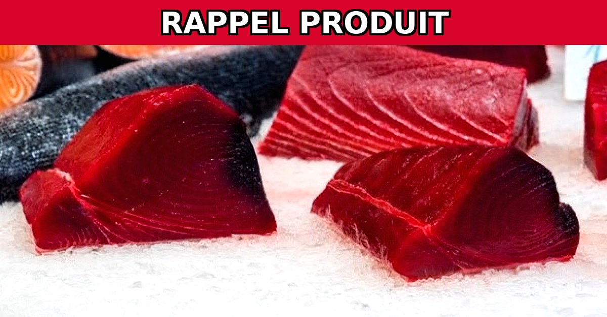 Rappel Urgent : Thon Albacore Contaminé à l'Histamine